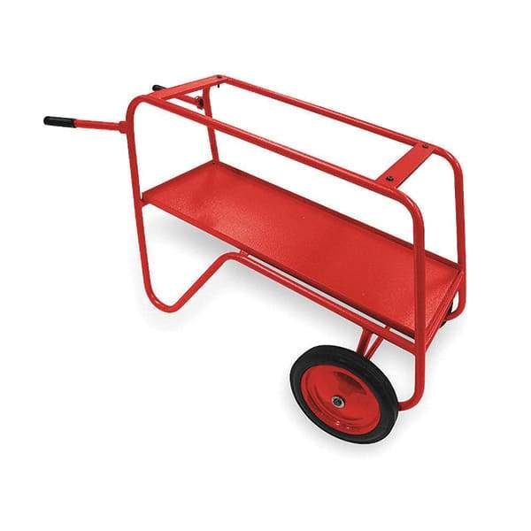 Rothenberger - 1/2" to 2" Pipe Capacity, Thread Machine Cart with Stationary Head - 30" High, 400 Lb Capacity - Americas Industrial Supply