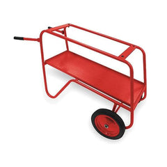 Rothenberger - 1/2" to 2" Pipe Capacity, Thread Machine Cart with Stationary Head - 30" High, 400 Lb Capacity - Americas Industrial Supply