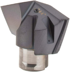 Iscar - Series ICM, 18.9mm Diam Grade IC908 140° Replaceable Drill Tip - Carbide, TiAlN Finish, 18 Seat Size - Americas Industrial Supply