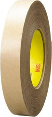 3M - 60 Yds. Long x, High Strength Acrylic Adhesive Transfer Tape - Paper Liner, 5 mil Thick - Americas Industrial Supply