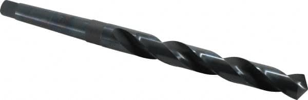 Chicago-Latrobe - 25/32", 2MT 118° Point High Speed Steel Taper Shank Drill Bit - Oxide Finish, 6" Flute Length, 9-7/8" OAL, Spiral Flute, Series 110 - Americas Industrial Supply