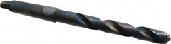 Chicago-Latrobe - 13/16", 3MT 118° Point High Speed Steel Taper Shank Drill Bit - Oxide Finish, 6-1/8" Flute Length, 10-3/4" OAL, Spiral Flute, Series 110 - Americas Industrial Supply