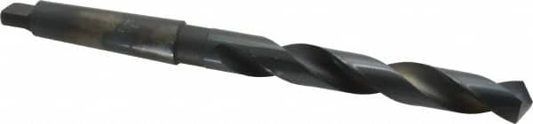 Chicago-Latrobe - 55/64", 3MT 118° Point High Speed Steel Taper Shank Drill Bit - Oxide Finish, 6-1/8" Flute Length, 10-3/4" OAL, Spiral Flute, Series 110 - Americas Industrial Supply