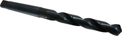 Chicago-Latrobe - 59/64", 3MT 118° Point High Speed Steel Taper Shank Drill Bit - Oxide Finish, 6-1/8" Flute Length, 10-3/4" OAL, Spiral Flute, Series 110 - Americas Industrial Supply