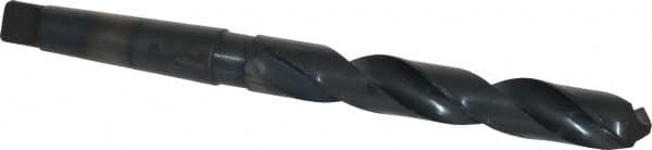 Chicago-Latrobe - 15/16", 3MT 118° Point High Speed Steel Taper Shank Drill Bit - Oxide Finish, 6-1/8" Flute Length, 10-3/4" OAL, Spiral Flute, Series 110 - Americas Industrial Supply
