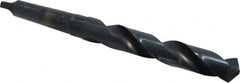Chicago-Latrobe - 1-1/16", 3MT 118° Point High Speed Steel Taper Shank Drill Bit - Oxide Finish, 6-5/8" Flute Length, 11-1/4" OAL, Spiral Flute, Series 110 - Americas Industrial Supply