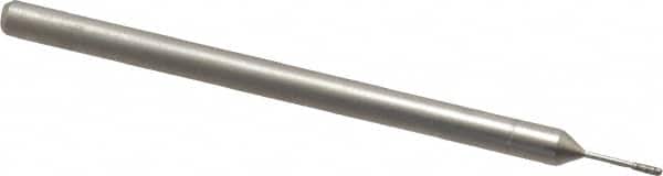 Made in USA - 3/32" Head Thickness CBN Grinding Pin - 1/8" Shank Diam x 2" Shank Length, Coarse Grade - Americas Industrial Supply