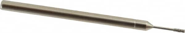 Made in USA - 1/8" Head Thickness CBN Grinding Pin - 1/8" Shank Diam x 1-7/8" Shank Length, Coarse Grade - Americas Industrial Supply