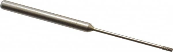 Made in USA - 1/8" Head Thickness CBN Grinding Pin - 1/8" Shank Diam x 1-1/4" Shank Length - Americas Industrial Supply