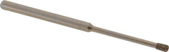 Made in USA - 5/32" Head Thickness CBN Grinding Pin - 1/8" Shank Diam x 1-1/4" Shank Length - Americas Industrial Supply
