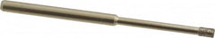 Made in USA - 5/32" Head Thickness CBN Grinding Pin - 1/8" Shank Diam x 1-1/4" Shank Length - Americas Industrial Supply