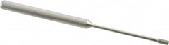Made in USA - 1/8" Head Thickness Diamond (Abrasive) Grinding Pin - 1/8" Shank Diam x 1-1/4" Shank Length, Coarse Grade - Americas Industrial Supply