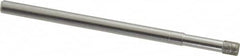 Made in USA - 1/8" Head Diam x 5/32" Head Thickness Diamond (Abrasive) Grinding Pin - 1/8" Shank Diam x 1-3/4" Shank Length, Coarse Grade - Americas Industrial Supply