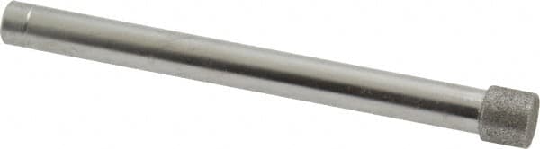 Made in USA - 0.312" Head Diam x 1/4" Head Thickness Diamond (Abrasive) Grinding Pin - 1/4" Shank Diam x 2-3/4" Shank Length, Coarse Grade - Americas Industrial Supply