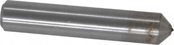 Made in USA - 1/4" Max Convex Radius Single Point Diamond Dresser - 2" Long x 3/8" Shank Diam - Americas Industrial Supply