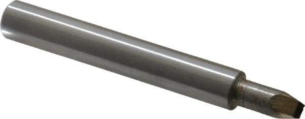 Made in USA - 0.01 Max Concave Radius Single Point Diamond Dresser - 2" Long x 3/8" Shank Diam - Americas Industrial Supply