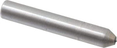 Made in USA - 1-1/2" Long x 1/4" Shank Diam Thread Single Point Diamond Dresser - 60° Included Angle - Americas Industrial Supply