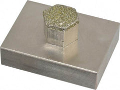 Made in USA - Diamond Plated Dressing Block - Americas Industrial Supply