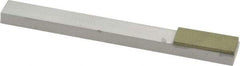 Made in USA - Fine, 1" Length of Cut, Single End Diamond Hone - 100 Grit, 3/8" Wide x 3/8" High x 4" OAL - Americas Industrial Supply