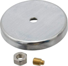 Made in USA - Magnetic Indicator Base - 2" Base Diam, 60 Lb Magnetic Pull - Americas Industrial Supply