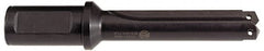Allied Machine and Engineering - Series 5, 2-1/2 to 3-1/2" Diam, 2" Diam Straight Shank, Straight Flute Spade Drill - 35" Max Depth, 37" Body Length, 40-3/4" OAL, Extended Length, Through Coolant - Americas Industrial Supply