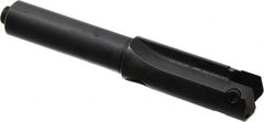 Allied Machine and Engineering - Series B, 1-1/4 to 1-3/4" Diam, 1" Diam Straight Shank, Straight Flute Spade Drill - 3-1/2" Max Depth, 4-3/32" Body Length, 7" OAL, Short Length, Through Coolant - Americas Industrial Supply