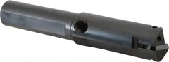 Allied Machine and Engineering - Series C, 1-1/2 to 2-3/8" Diam, 1-1/4" Diam Straight Shank, Straight Flute Spade Drill - 4" Max Depth, 5" Body Length, 8" OAL, Short Length, Through Coolant - Americas Industrial Supply