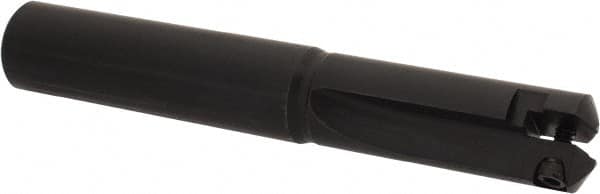 Allied Machine and Engineering - Series A, 31/32 to 1-3/8" Diam, 1" Diam Straight Shank, Straight Flute Spade Drill - 3" Max Depth, 3-17/32" Body Length, 6-1/2" OAL, Short Length - Americas Industrial Supply