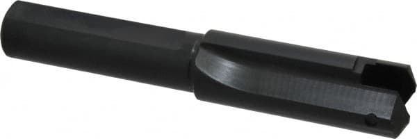 Allied Machine and Engineering - Series B, 1-1/4 to 1-3/4" Diam, 1" Diam Straight Shank, Straight Flute Spade Drill - 3-1/2" Max Depth, 4-3/32" Body Length, 7" OAL, Short Length - Americas Industrial Supply