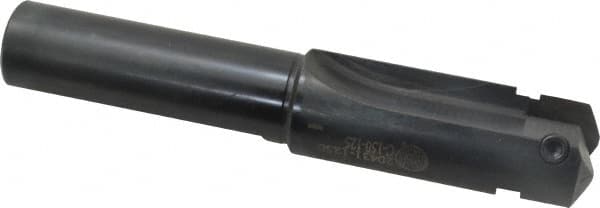 Allied Machine and Engineering - Series C, 1-1/2 to 2-3/8" Diam, 1-1/4" Diam Straight Shank, Straight Flute Spade Drill - 4" Max Depth, 5" Body Length, 8" OAL, Short Length - Americas Industrial Supply