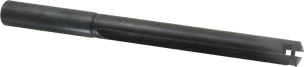 Allied Machine and Engineering - Series A, 31/32 to 1-3/8" Diam, 1" Diam Straight Shank, Straight Flute Spade Drill - 7-3/4" Max Depth, 8-9/32" Body Length, 11-1/4" OAL, Standard Length, Through Coolant - Americas Industrial Supply