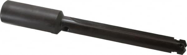 Allied Machine and Engineering - Series A, 31/32 to 1-3/8" Diam, 1-1/2" Diam Straight Shank, Straight Flute Spade Drill - 7-3/4" Max Depth, 8-9/32" Body Length, 11-1/4" OAL, Standard Length, Through Coolant - Americas Industrial Supply