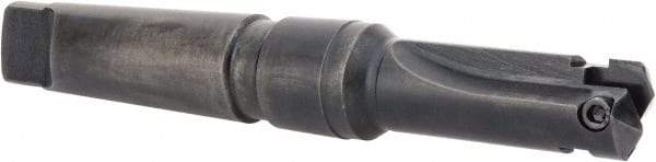 Allied Machine and Engineering - Series A, 31/32 to 1-3/8" Diam, 4MT Taper Shank, Straight Flute Spade Drill - 3" Max Depth, 3-25/32" Body Length, 7-7/8" OAL, Short Length - Americas Industrial Supply