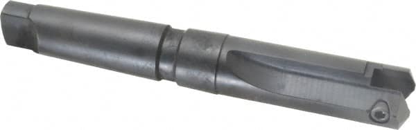 Allied Machine and Engineering - Series B, 1-1/4 to 1-3/4" Diam, 4MT Taper Shank, Straight Flute Spade Drill - 3-1/2" Max Depth, 4-11/32" Body Length, 8-3/8" OAL, Short Length - Americas Industrial Supply