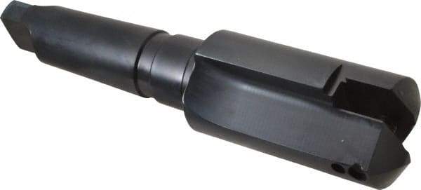 Allied Machine and Engineering - Series E, 2-1/2 to 3-3/8" Diam, 5MT Taper Shank, Straight Flute Spade Drill - 5" Max Depth, 6-5/16" Body Length, 11-1/8" OAL, Short Length - Americas Industrial Supply