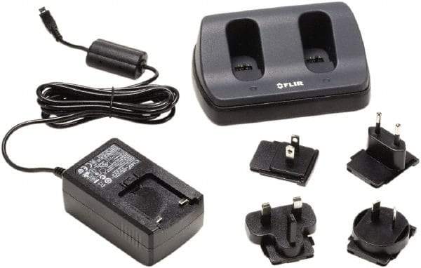 FLIR - Thermal Imaging Battery Charger - Use with FLIR Exx Series Thermal Cameras & FLIR Exxbx Series Thermal Cameras - Americas Industrial Supply