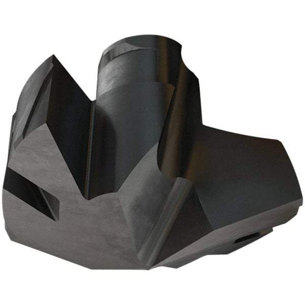 Iscar - Series ICP-2M, 0.63" Diam Grade IC908 140° Replaceable Drill Tip - Carbide, TiAlN Finish, 16 Seat Size, Through Coolant - Americas Industrial Supply