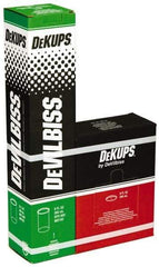 DeVilbiss - Paint Sprayer Cup - Disposable Cups and Lids, 32 Pack, Compatible with Siphon and Gravity Spray Guns - Americas Industrial Supply