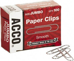 ACCO - 1-3/4" Wide Paper Fastener - Silver - Americas Industrial Supply