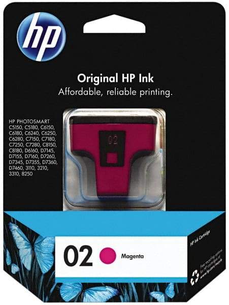 Hewlett-Packard - Magenta Ink Cartridge - Use with HP PhotoSmart 3110, 2110, 3310, 8250, C5150, C6150, C6180, C6240, C6250, C6280, C7150, C7180, C7250, C7280, C8150, C8180, D6160, D7175, D7155, D7160, D7260, D7345, D7355, D7360, D7460 - Americas Industrial Supply