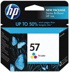 Hewlett-Packard - Cyan, Magenta & Yellow Ink Cartridge - Use with HP Deskjet 450, 5150, 5550, 5650, 5850, 9650, 9670, 9680, F4135, F4140, F4180, Digital Copier 410, Photosmart 7150, 7260, 7350, 7450, 7550, 6110 - Americas Industrial Supply