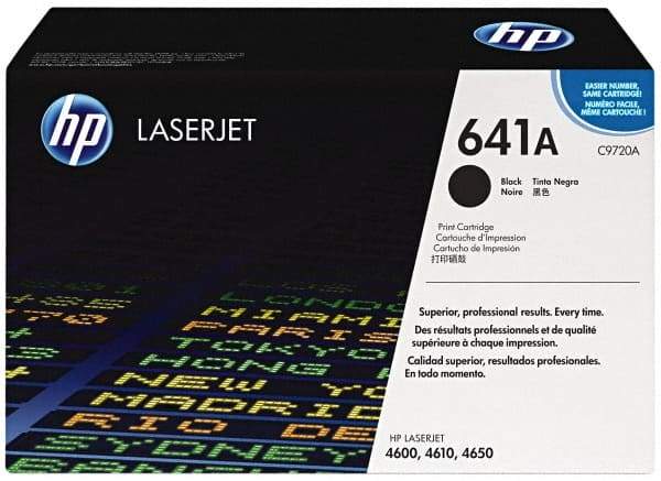 Hewlett-Packard - Black Toner Cartridge - Use with HP Color LaserJet 4600, 4650 - Americas Industrial Supply