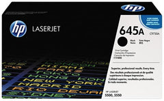 Hewlett-Packard - Black Toner Cartridge - Use with HP Color Laser Jet 5500, 5550 - Americas Industrial Supply