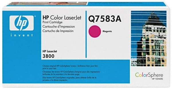 Hewlett-Packard - Magenta Toner Cartridge - Use with HP Color LaserJet 3800, CP3505 - Americas Industrial Supply