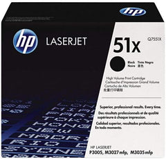 Hewlett-Packard - Black Toner Cartridge - Use with HP LaserJet M3027mfp, M3035mfp, P3005 - Americas Industrial Supply