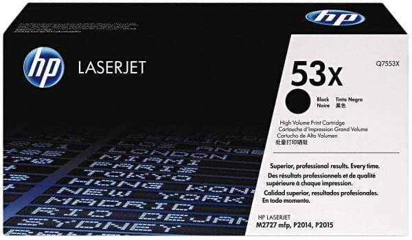 Hewlett-Packard - Black Toner Cartridge - Use with HP LaserJet P2015, P2015d, P2015dn, P2015x, M2727nf MFP - Americas Industrial Supply