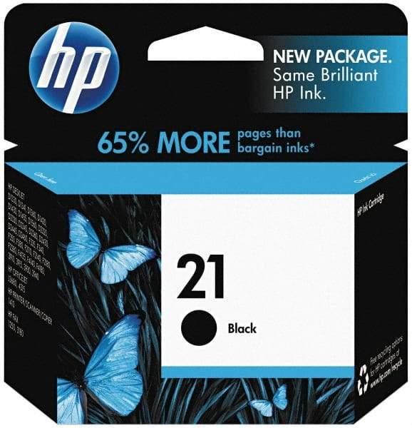 Hewlett-Packard - Black Ink Cartridge - Use with HP Deskjet D2230, D2345, D2360, D2430, D2445, D2460, F340, F380, F2140, F2180, F2240 - Americas Industrial Supply