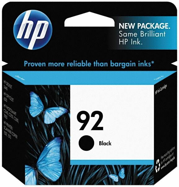 Hewlett-Packard - Black Ink Cartridge - Use with HP Deskjet 5440, 5440v, 5440xi, Photosmart C3135, C3140, C3150, C3180, 7850, PSC 1311, 1315, 1315v, 1315xi, Officejet 6310, 6310v, 6310xi - Americas Industrial Supply