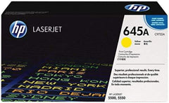 Hewlett-Packard - Yellow Toner Cartridge - Use with HP Color Laser Jet 5500, 5550 - Americas Industrial Supply