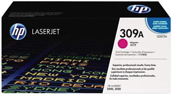 Hewlett-Packard - Magenta Toner Cartridge - Use with HP Color Laser Jet 3500, 3550 - Americas Industrial Supply